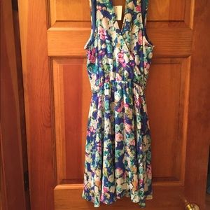 Lush Floral Print Dress